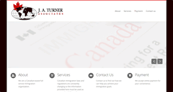 Desktop Screenshot of jaturnerassociates.ca